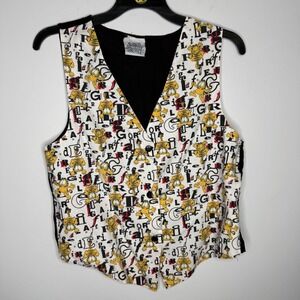 C27 United Features‎ SyndicateVintage Garfield Vest UnitedFeatures SyndicateOS